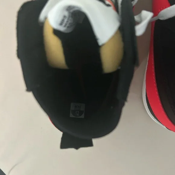 Size 12 - Nike Blazer '77 Jumbo Mid Black Bright Crimson - Picture 5 of 7